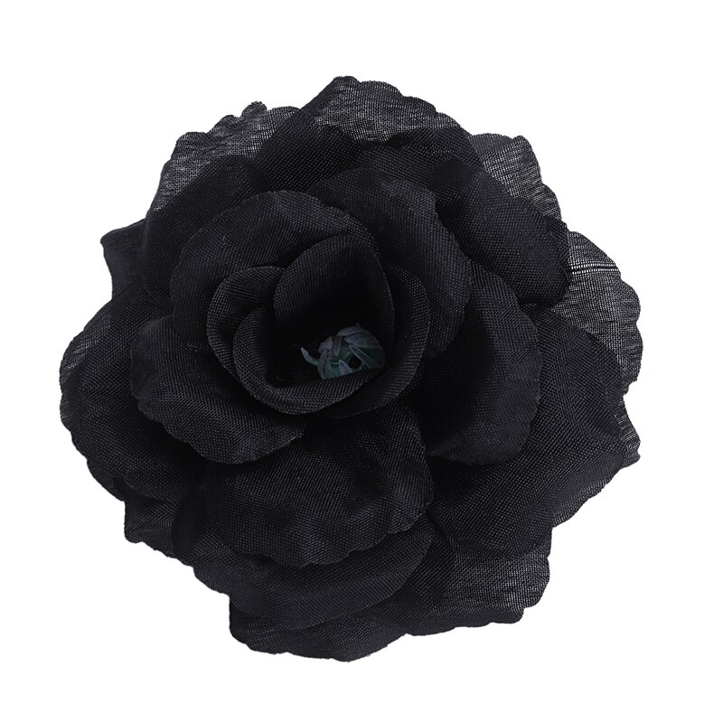 20 stk sort rose kunstig silke blomst fest bryllup hus kontor haveindretning diy