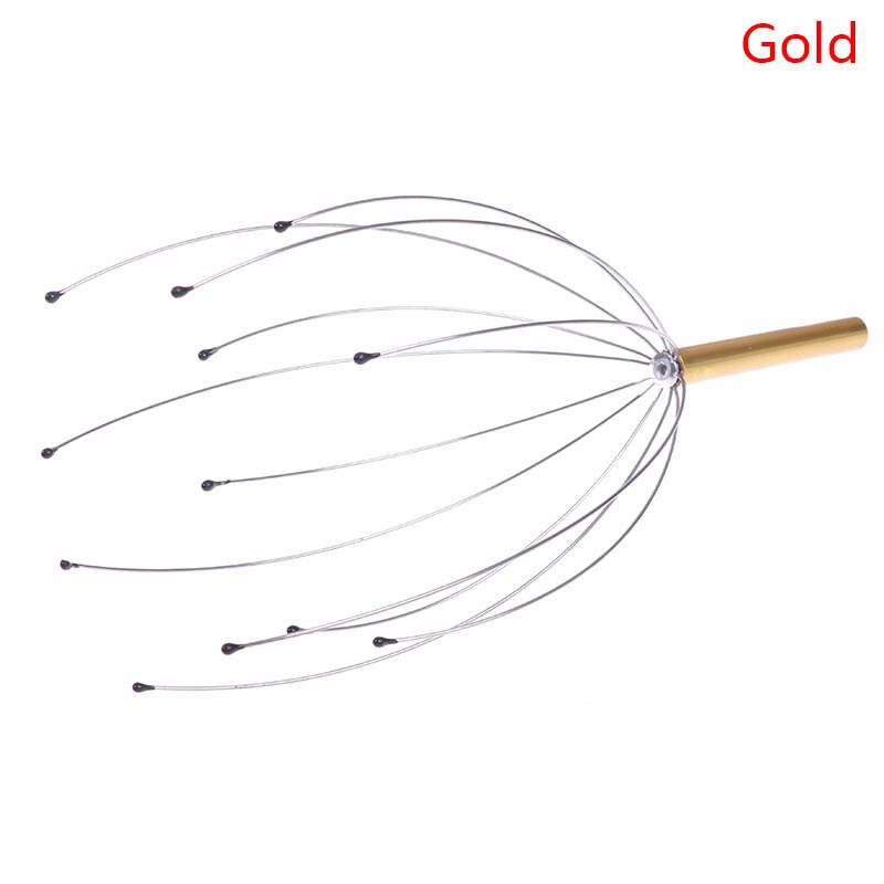 Best 1pc Head Massager Hand Held Scalp Head Massager: GD