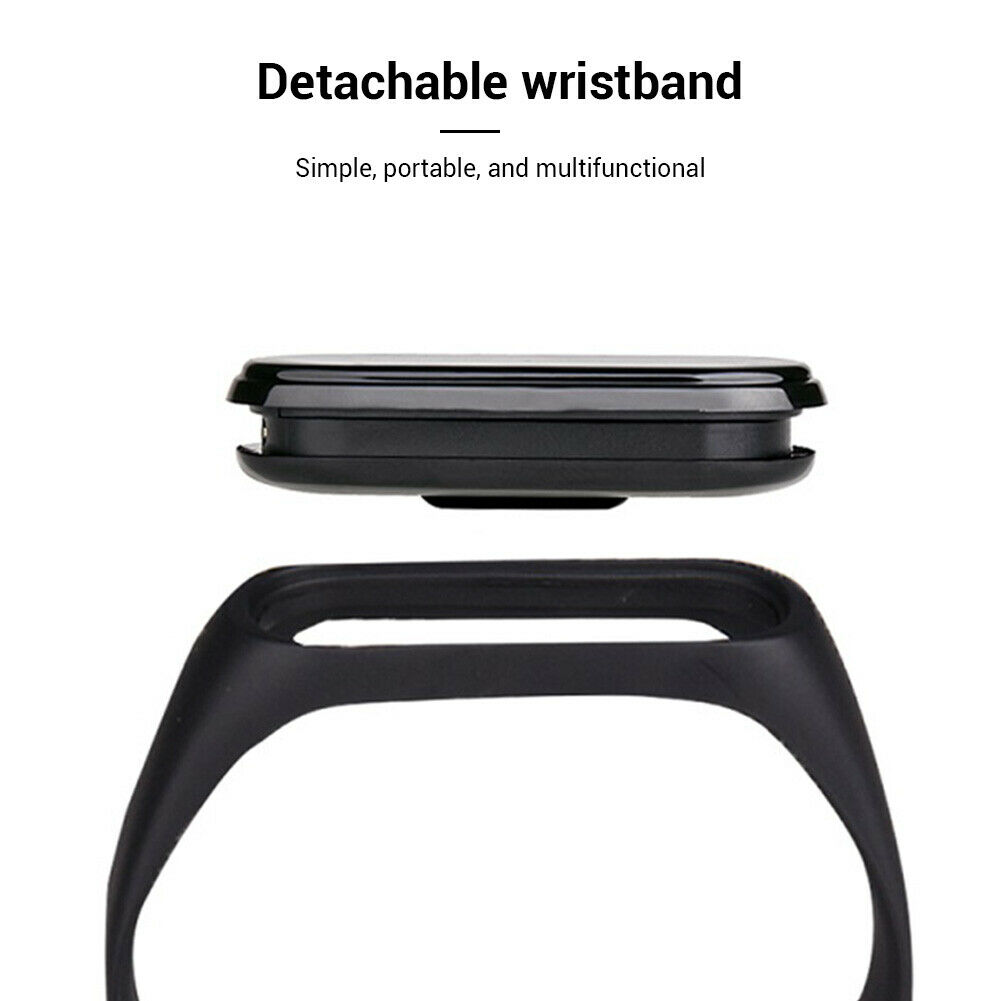 Sport Clever Armbinde Uhr Anruf Vibration Alarm Nachricht drücken Blutdruck Monitor Fitness Tracker Tragbare Digitale Armbanduhr