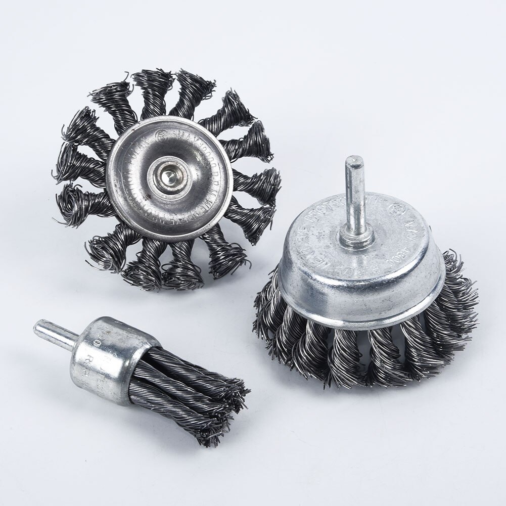 Remover Wire Brush Rotary Replacement Accessories Wood Metal Degreasing