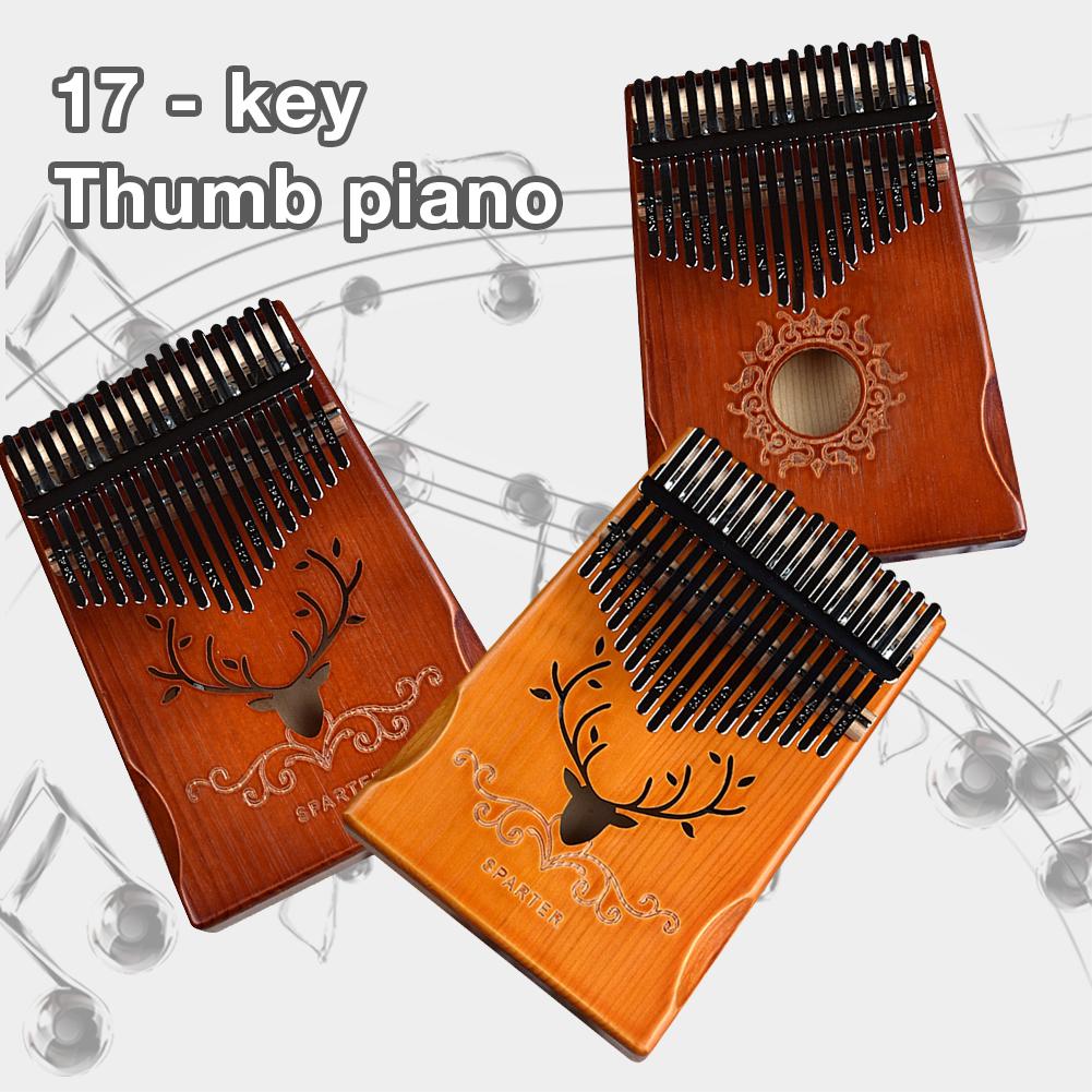 Kalimba, 17 teclas, Piano, instrumento Musical, dedo africano, Piano 30key, instrumento Musical para principiantes, Kalimba de madera