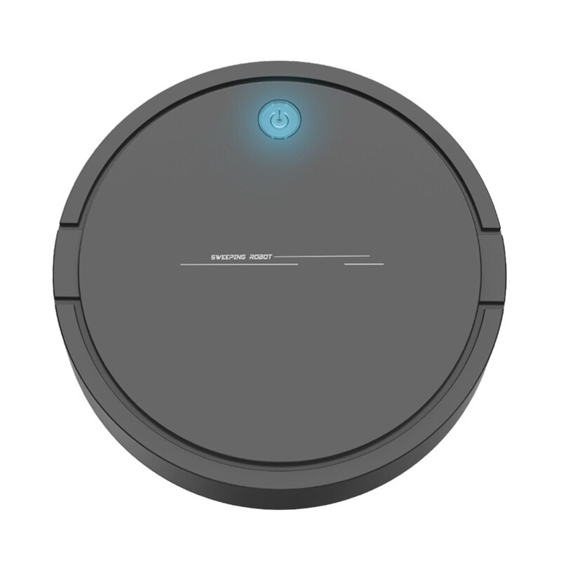 Automatic ing Robot Vacuum Cleaner USB Charging Cordless Vacuum Cleaner Cordless Robot Vacuum Robots Black: Default Title