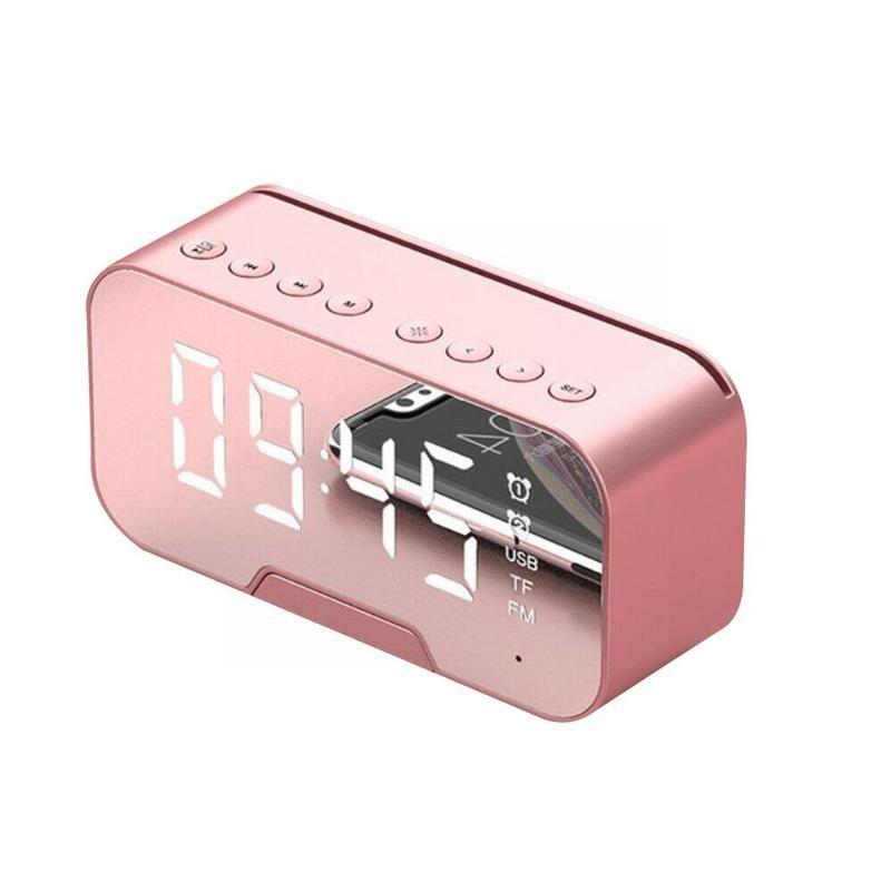 Standard Version G10 Mirror Clock Wireless Bluetooth Radio Adjustable Screen Brightness Clock Digital Led Alarm Clock Suppo Q1n6