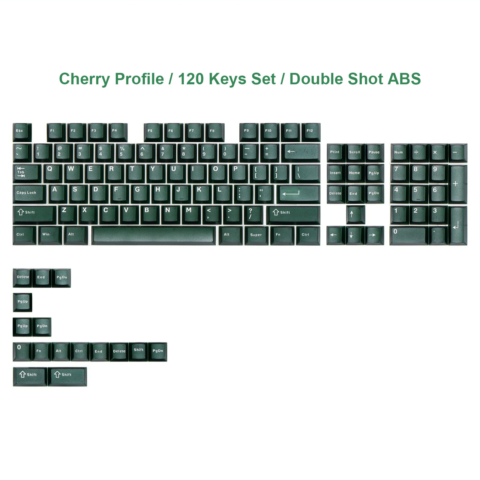 120 Keys Marble Themed Keycaps Double Shot PBT Keycaps Milk White Translucent Cherry Profile Keycap for MX Switch Gamer Keyboard: DARK GRAY