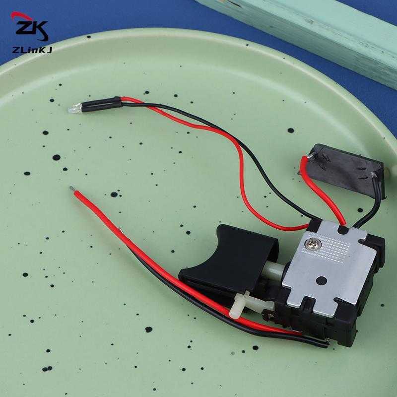 1 Stuks Elektrische Boor Stofdichte Snelheidsregeling Drukknop Trigger Schakelaar Dc Accuboor Schakelaar