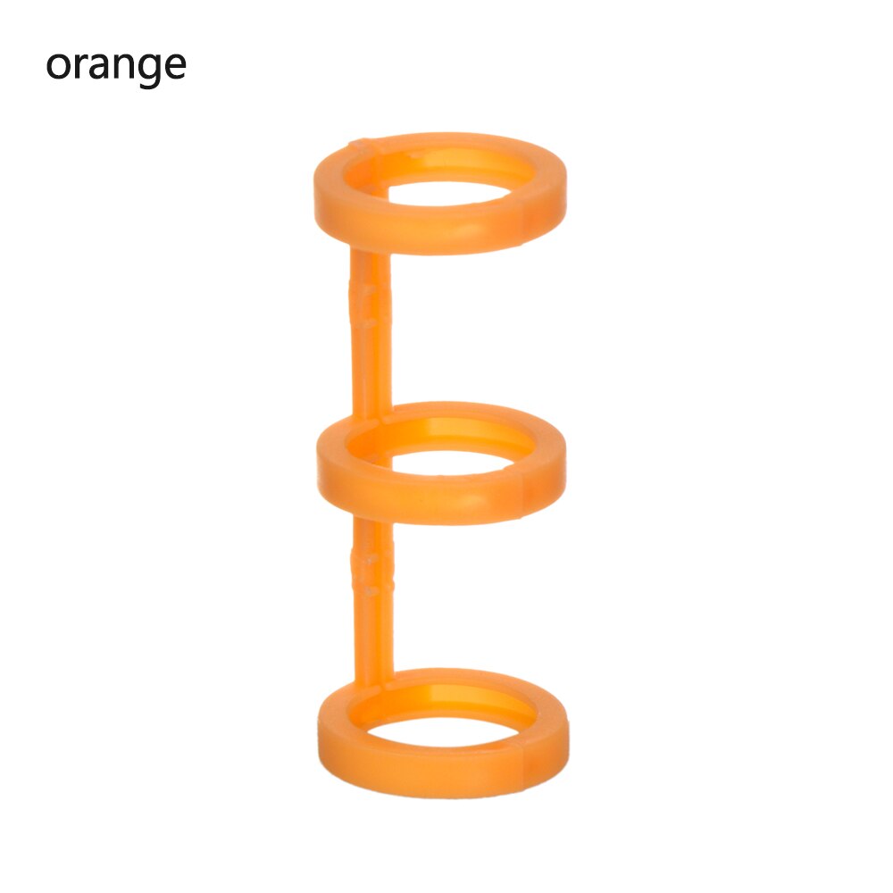 Anillo de carpeta para cuaderno, 3 uds., carpeta de anillas en espiral rellenable, anilla de hoja suelta, anillo de carpeta, calendario s, papelería circular: orange