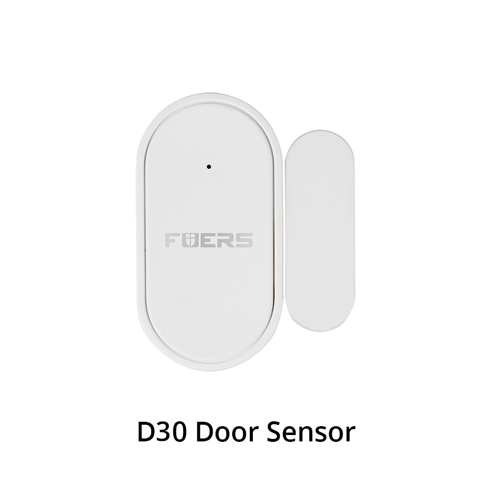 Fuers 433mhz Wireless Alarm Door Sensor Mini Door Sensor Open Close Detector Magnetic Switch For G95 G34 G60 Alarm System: white