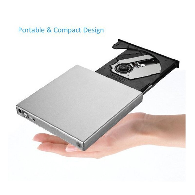 USB external optical drive 24-speed CD music burner mobile optical drive external CD burner USB2.0 COMBO