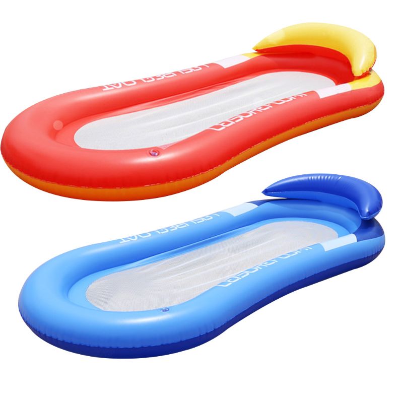 Swimming Pool Hammock Inflatable Float with Handle Multi-purpose Pool Lounge Chair Drifter Comfortable Pool Chair Water