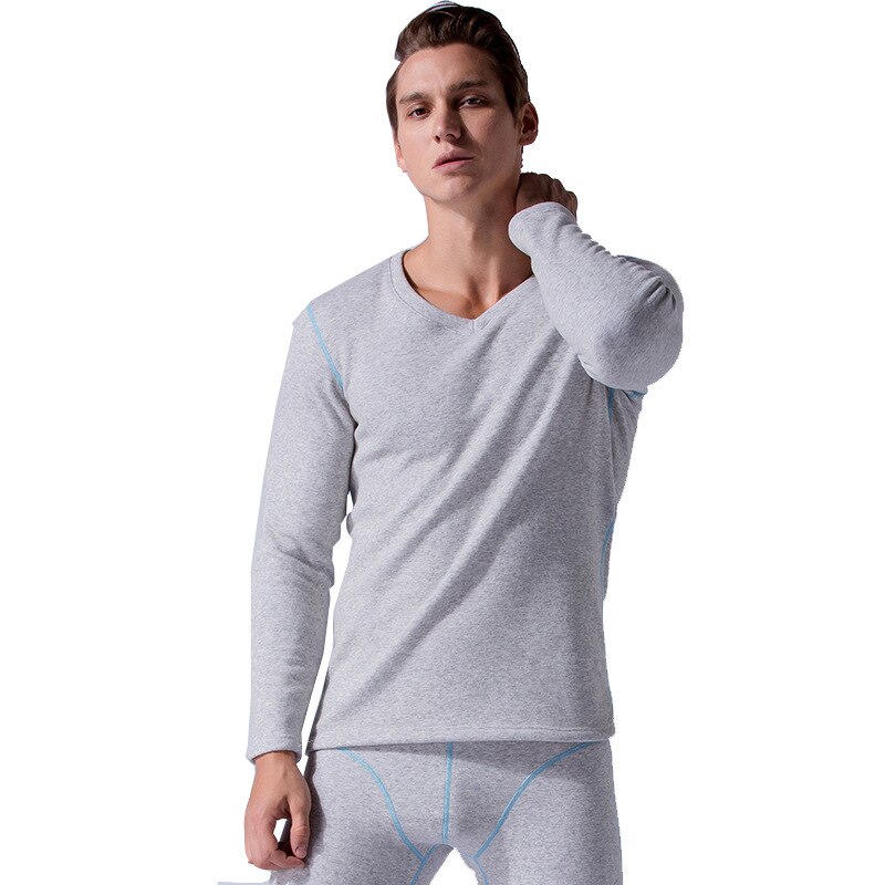 Elastic Winter Thermo Underwear Thermal Inner Wear Long Johns For Man Thermal Underwear Sets For Men Seamless: Champagne / L