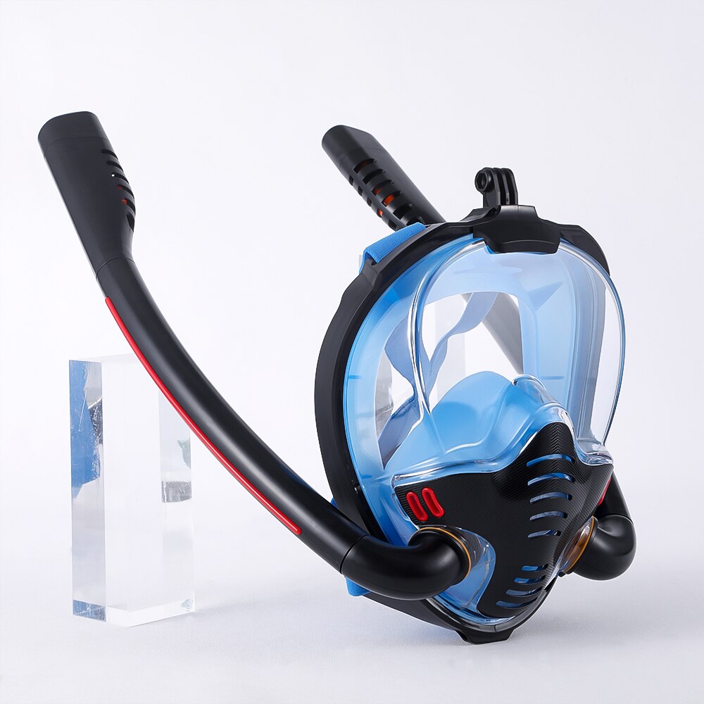 Underwater Scuba Anti Fog Full Face Diving Mask Snorkeling Respiratory Masks Safe Waterproof Swimming Equipment for Adult Youth: color 03 / S/M