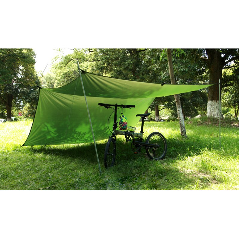 Camping Tarp - 3 Meter - Waterproof 1500-2000mm - Lightweight Rain Fly - Aluminum Alloy Rod
