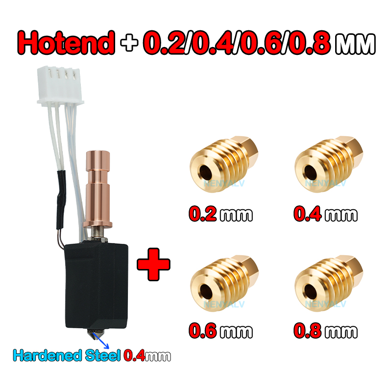 per Anycubic Kobra S1 Hotend ceramica Nuovo aggiornamento Hotend per Kobra S1 Combo testa S1C Stampante 3d 24V 48W 200K Riscaldamento rapido 300 ℃: verde