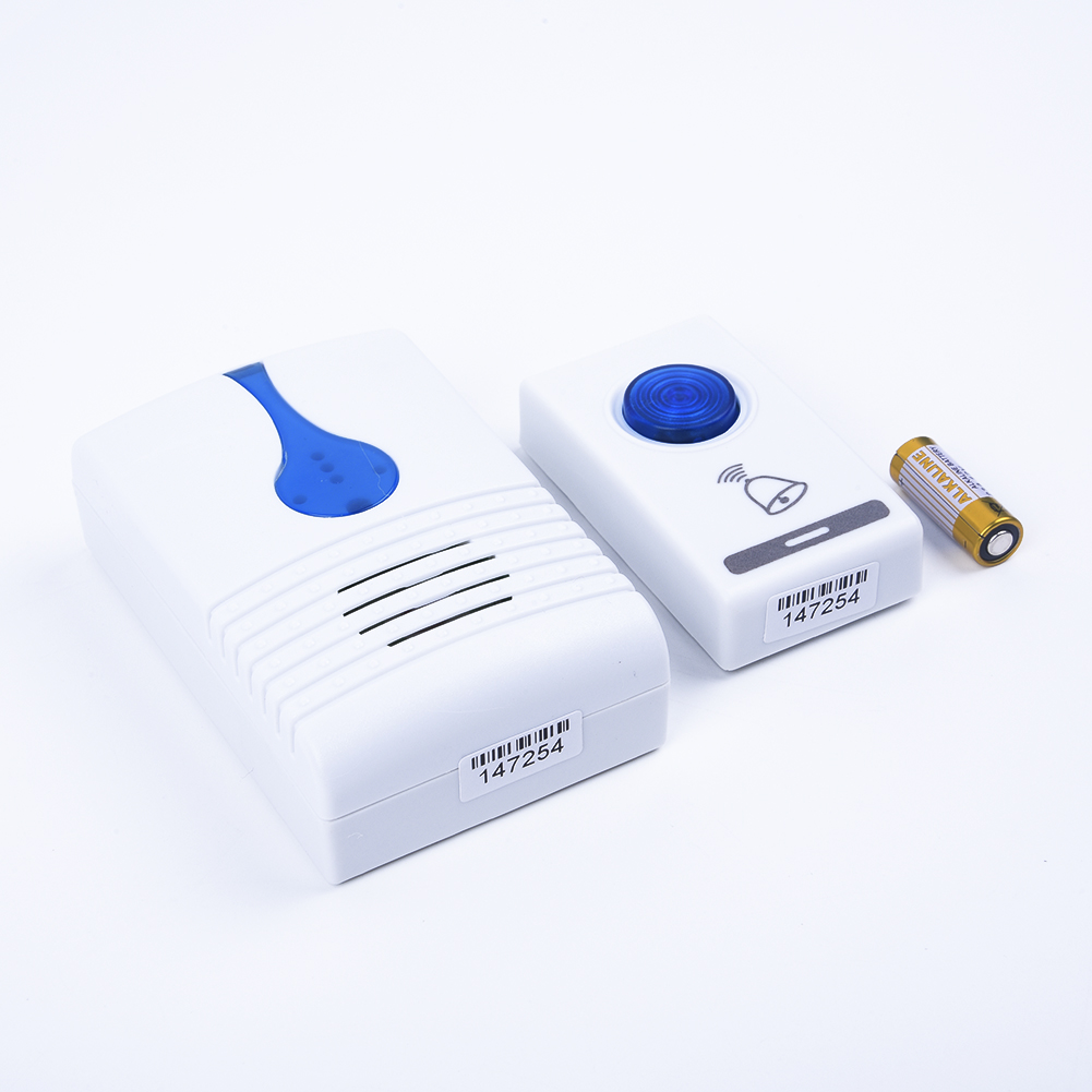 Self Powered Waterproof Doorbell Wireless Receiver Remote Control Home Cordless Door Bell 32 Songs 100M Smart Button Doorbell