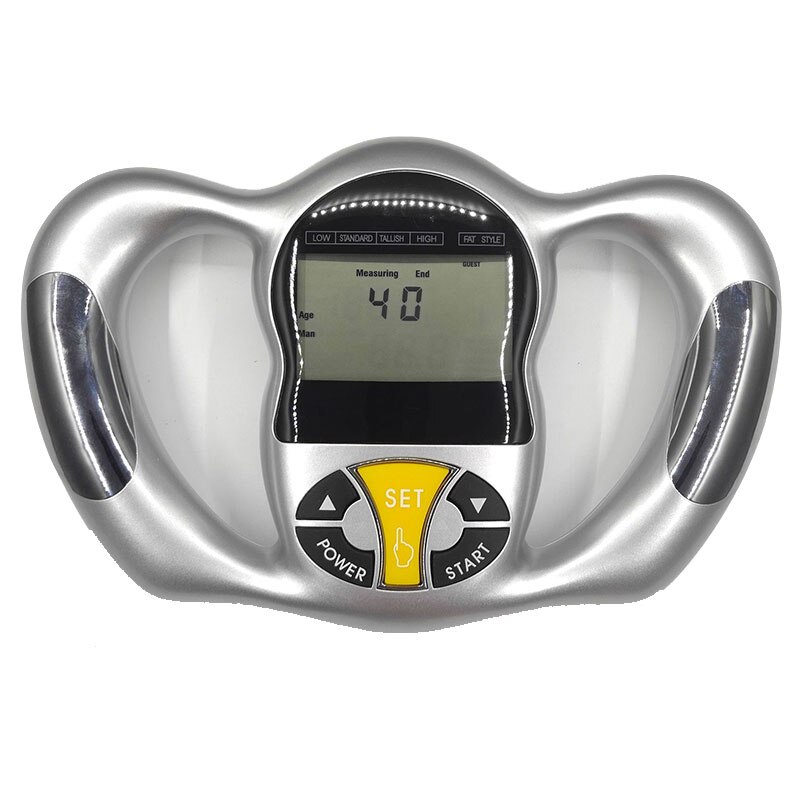 Handheld Lichaamsvet Meter Bmi Test Lcd-scherm Gezondheid Vet Analyzer Monitor