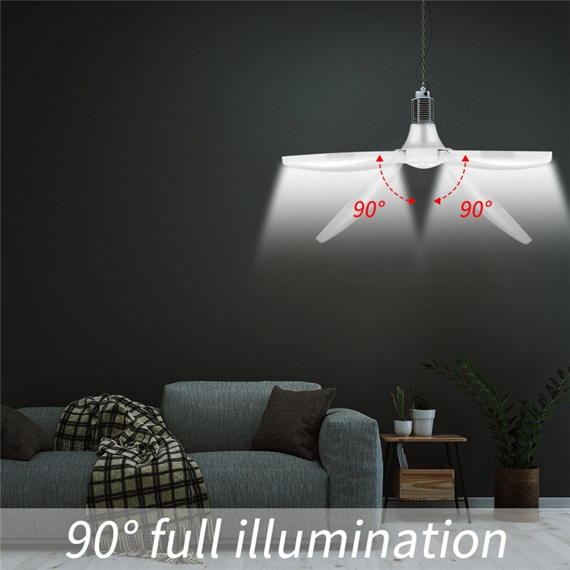 Hanglampen led garage winkel werklampen thuis plafond armatuur vervormbare lamp 45w e27 84 led  #3 j 03