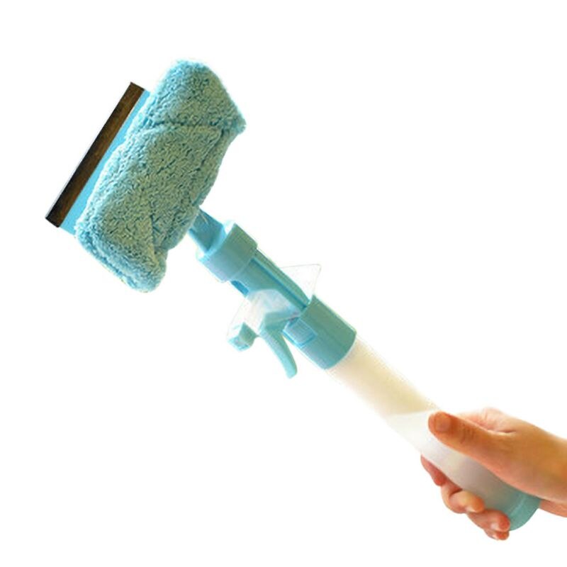 Water Brush Window Glass Cleaner Double-sided Multifunction Spray Wiper Washing Brush For Easy Operation Temperament: AJ2097L