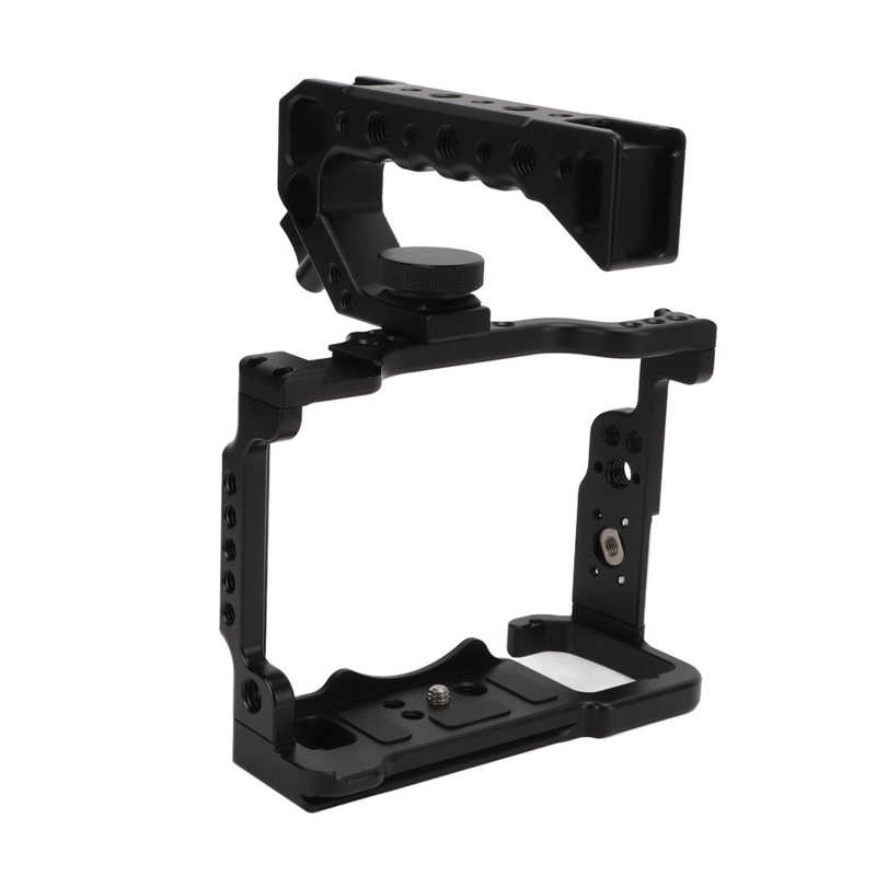 Camera Kooi Beveiliging Aluminium Slr Camera Cage Rig Beschermende Met Multi Functionele Bovenste Handvat Voor Sony A7M4
