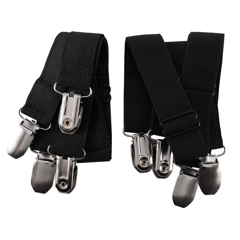 4 Porte-Jarretelles Élastiques Réglables En Forme De Cœur - Jarretières Punk Rock Pour Femme