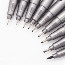 Manga Liner Pigma Micron alcool encre dessin pinceau stylo marqueur 0.05 0.1 0.2 0.3 0.4 0.5 6 pointe noir Fineliner croquis stylos
