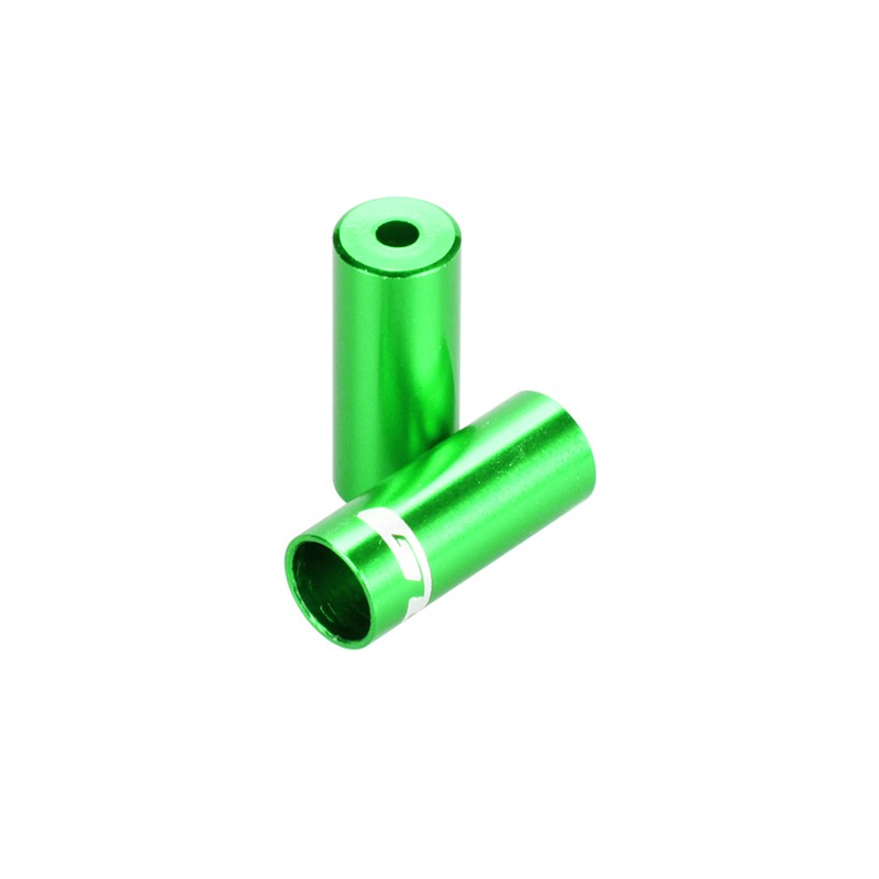 Brake Cable End Caps Lichtmetalen 5 Mm Racefiets Remkabel Cap Mtb Fiets Remkabel Behuizing Ends Caps Gevoerd adereindhulzen 6 Kleuren 100Pcs: Green