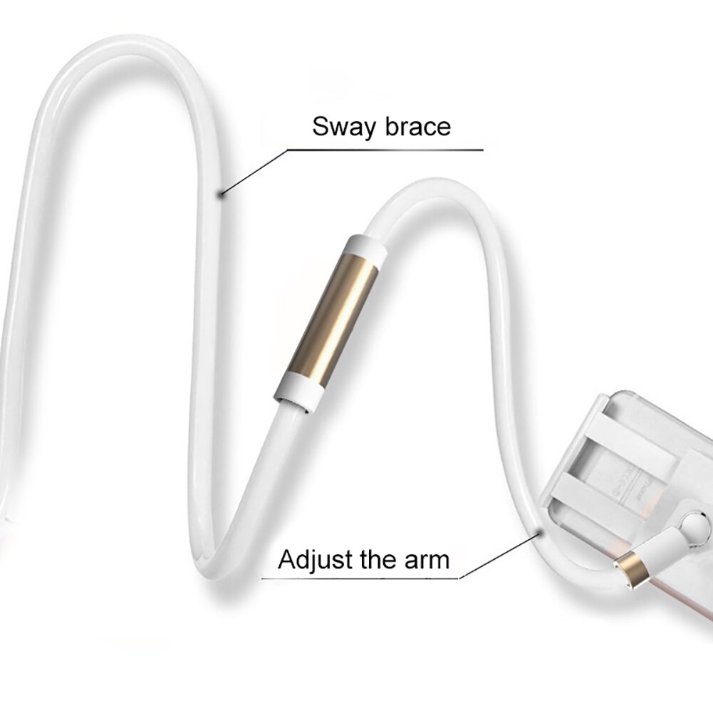 Universal Long Arm Tablet Stand Holder For Samsung Ipad Air Phone & Tablet Stand Holder: Golden