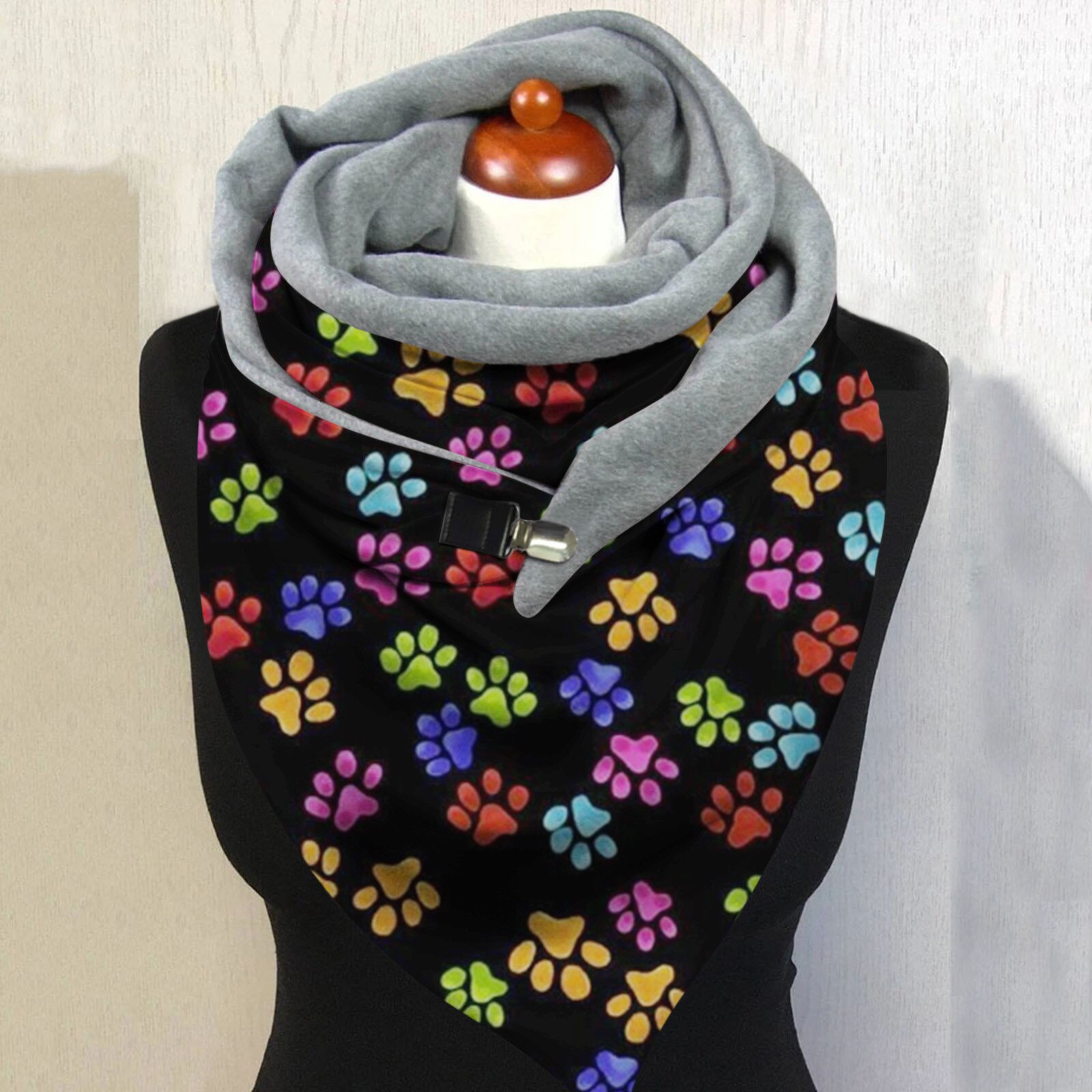 Femmes Hiver Écharpe Papillon Impression Écharpe multi-usages Châle Foulard Cachecol Шарф Женский @ 40: H