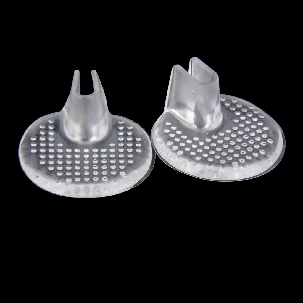 2pcs Flip flop Sandals Silicone Gel Toe Guards Shoe Insoles Pads Cushion Foot Protector for Wearing Flip Flops High Heel Shoes