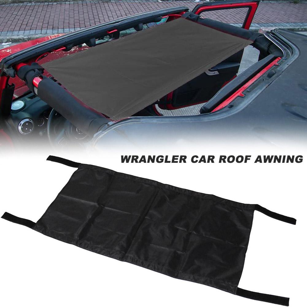 Couverture de toit de voiture Auto haut parasol toit lucarne stores protecteur parasol pour Jeep Wrangler 1987 Protection Automobile