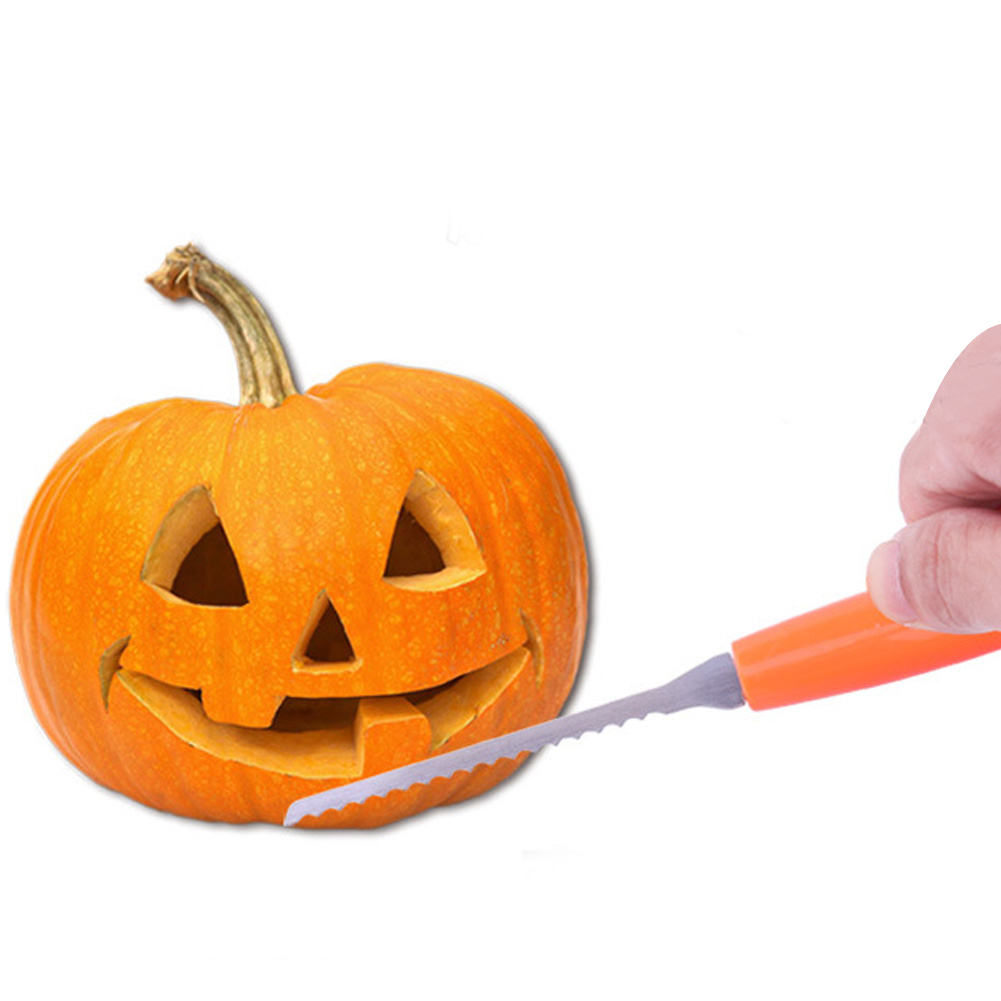 4 stk græskar udskæringsværktøj halloween græskar udskæringsskærer sæt gør-det-selv græskar dekoration skæreværktøj udskæringskniv