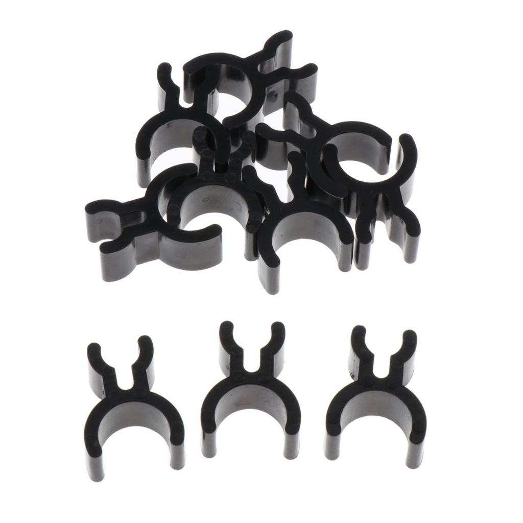 10 stücke Französisch Horn Bleistift Clips Trompete Stift Clip Halter Schwarz 2,5X1,2 cm