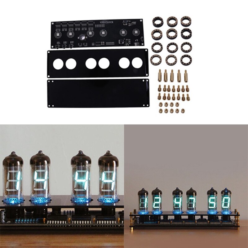 Retro Klok IV11 Tl-buis Klok Vfd Diy Kit Vriendje Analoge Lichtgevende Buis Zonder Buis