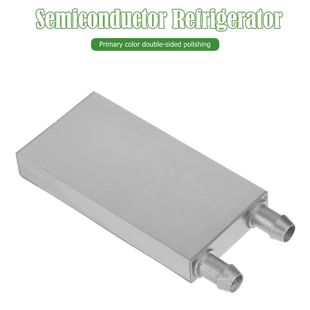 Aluminum Alloy Silver Liquid-Water Cooling Block CPU Heat Sink System Radiator Exclusive Water-Cooled Head Plate and Exchanger