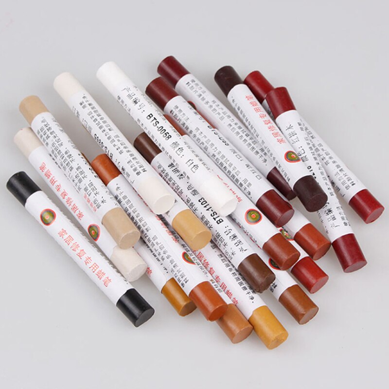 1pc Scratch Repair Pen Wax Wooden Furniture Floor Repair Pens Damaged Scratch Repair Crayons Repair Materials For Home Gadgets