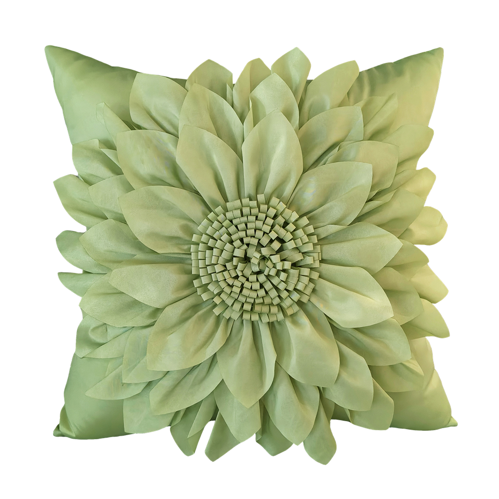 Capas de almofada decorativas bege para sofá 3d girassol capa de almofada luxo artesanal cama sofá bohemia taupe fronha: Azul