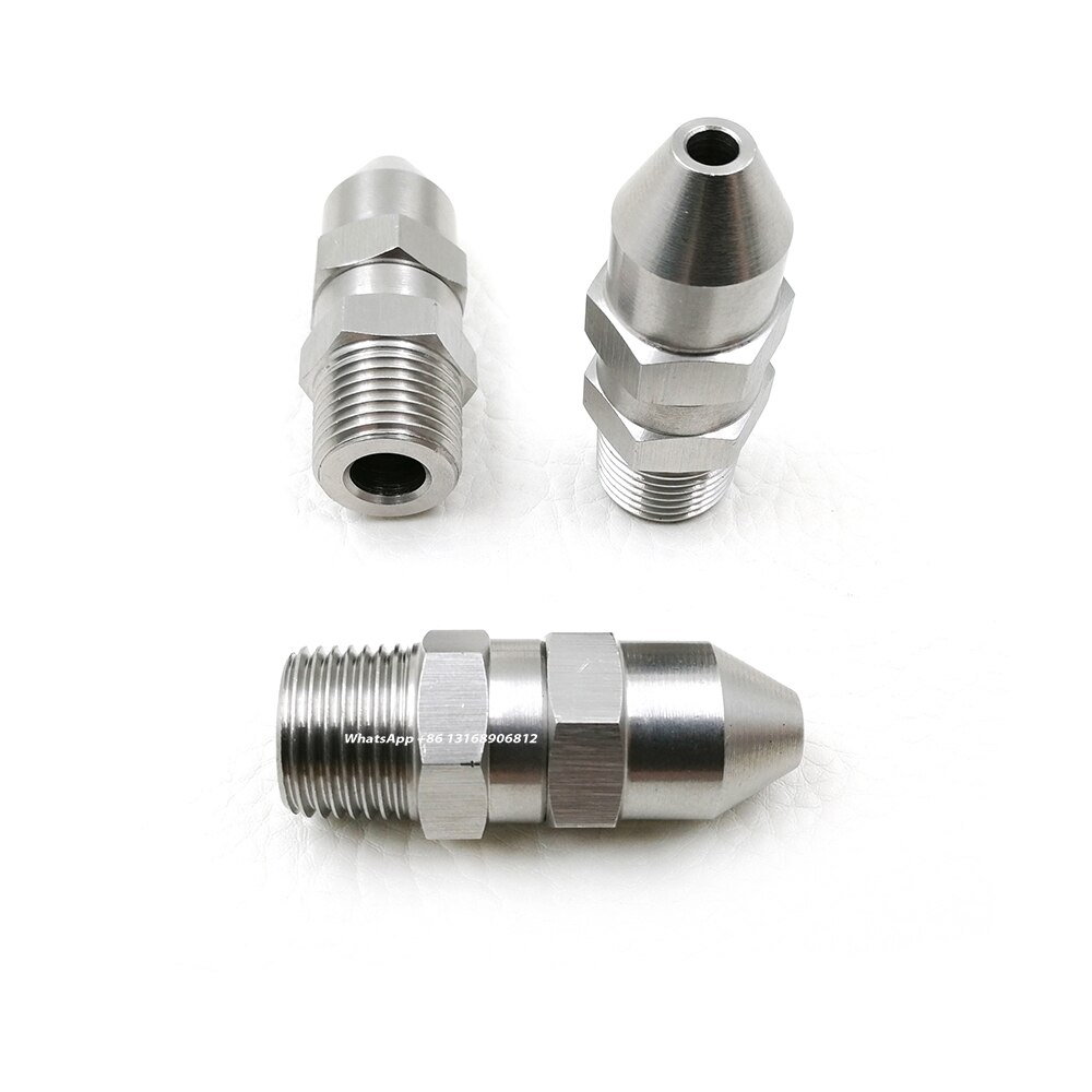GG full cone nozzle 304 stainless steel 15 degree or 30 degree solid cone nozzle for gas scrubbing scrubbing cooling