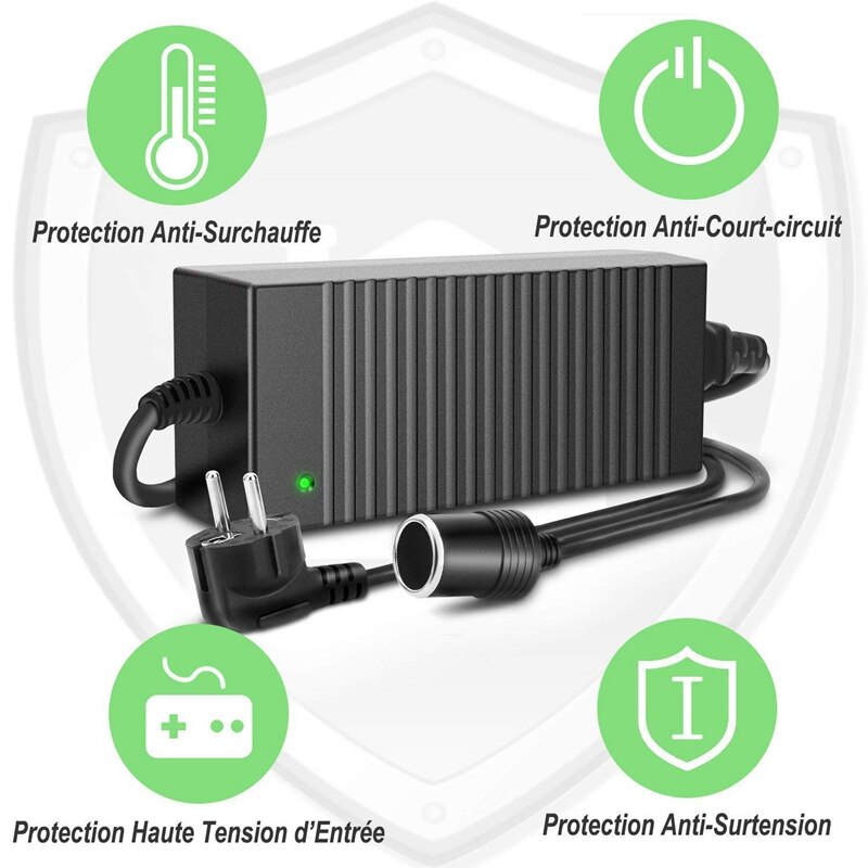 120W 12V 10A AC-DC Power Adapter Voltage Transformer 100-220V/230/240V AC 12V DC Current Transformer Adapter EU Plug
