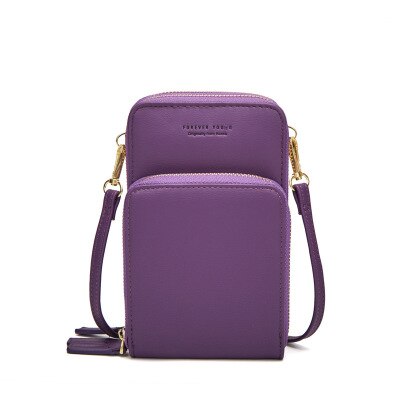 Crossbody Cell Phone Shoulder Bag Cellphone Bag Daily Use Card Holder Mini Summer Shoulder Bag for Women Wallet: 3-purple