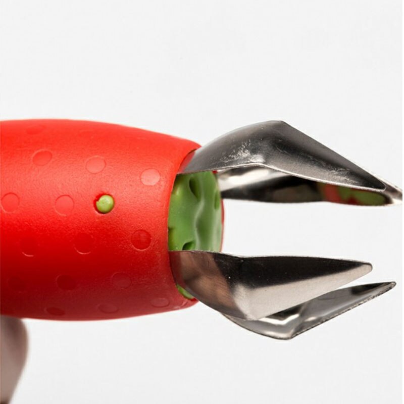 Aardbei Blad Stem Remover Groente Corer Gereedschap Tomaat Gereedschap Pomme Cutter Keuken Maak Jam Gadgets En Aardbei Hullers