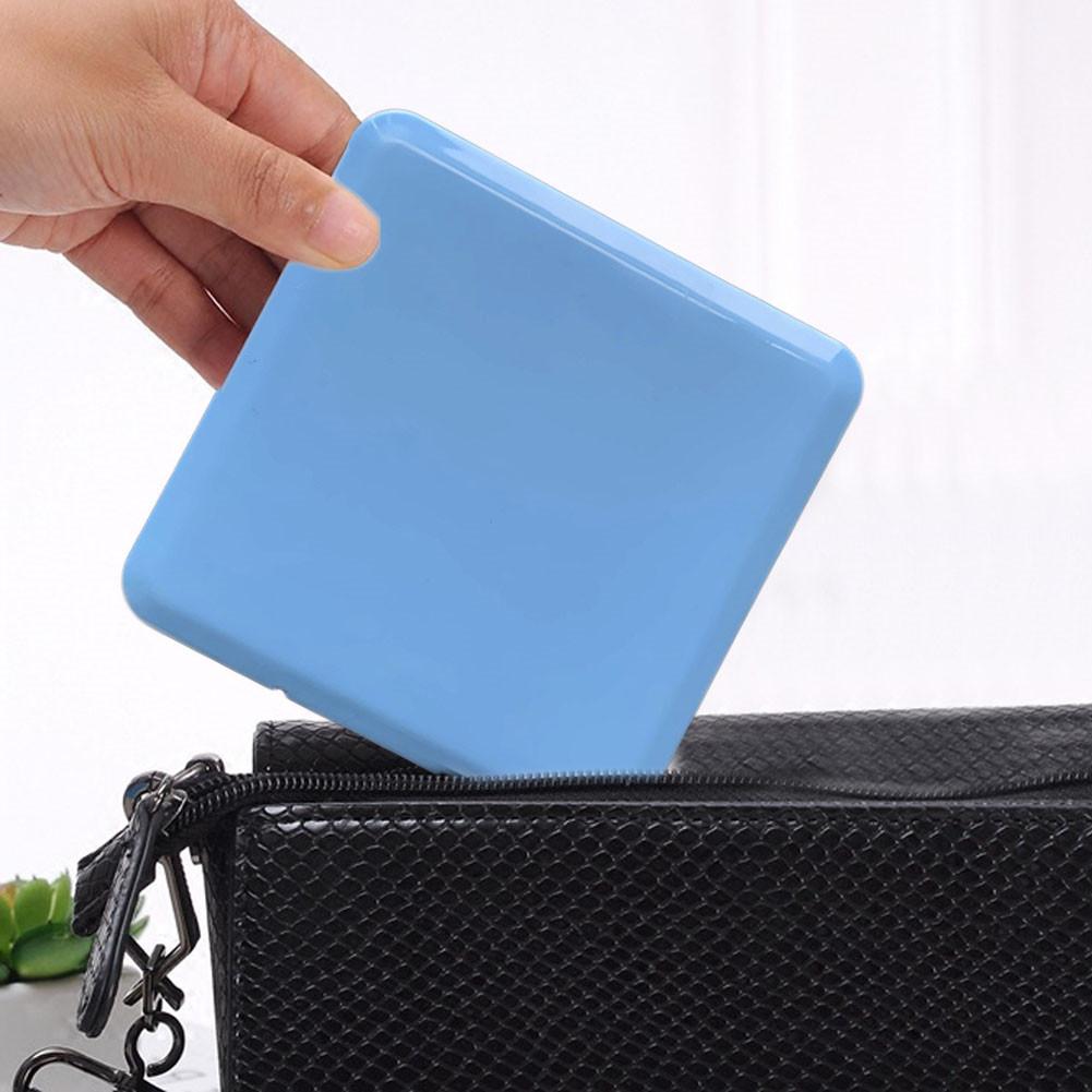 Mask Storage Box Portable Dustproof Disposable Face Mask Holder Organizer Sealed Dust Mask Box For Holding 3 Masks