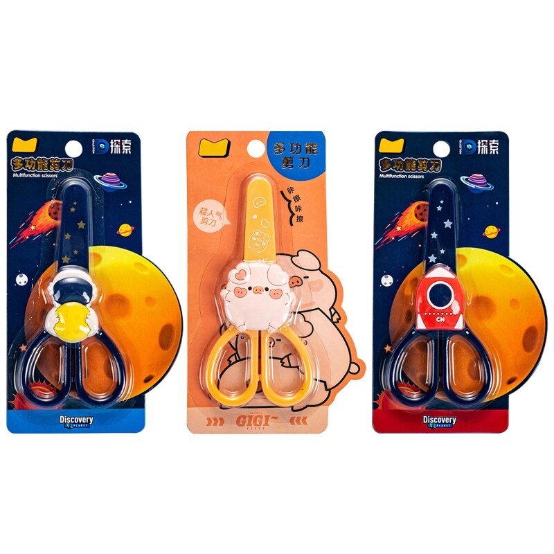 2022 5'' Tip Scissors Safe Stainless Comfort-Grip Handles for Preschool Toddler