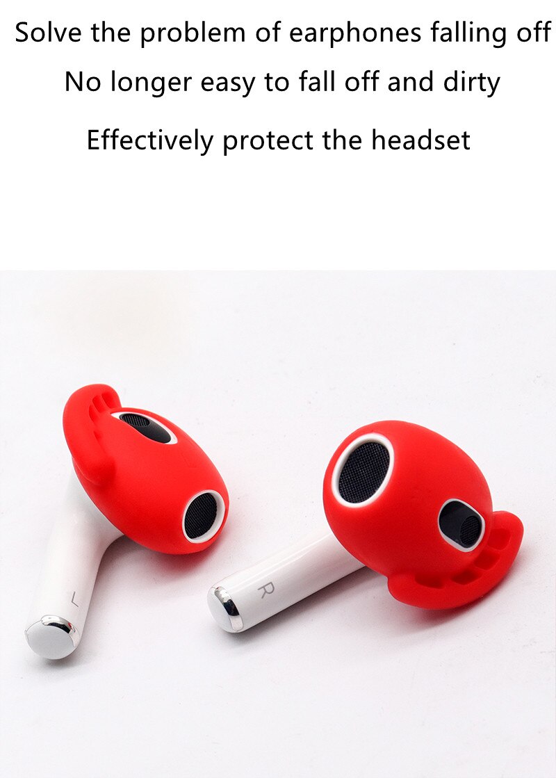 )för airpods 3 öronskydd öronkrokar antislip vingar öronskydd greppspetsar hörlurstillbehör för apple airpods 3rd generation