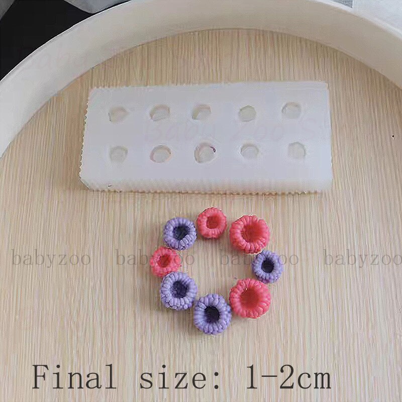 Vierkante Cake Embryo Silicone Mold Cake Kaars Decoratie Beer Puppy Biscuit Brood Embryo Raspberry Mold: G-mold