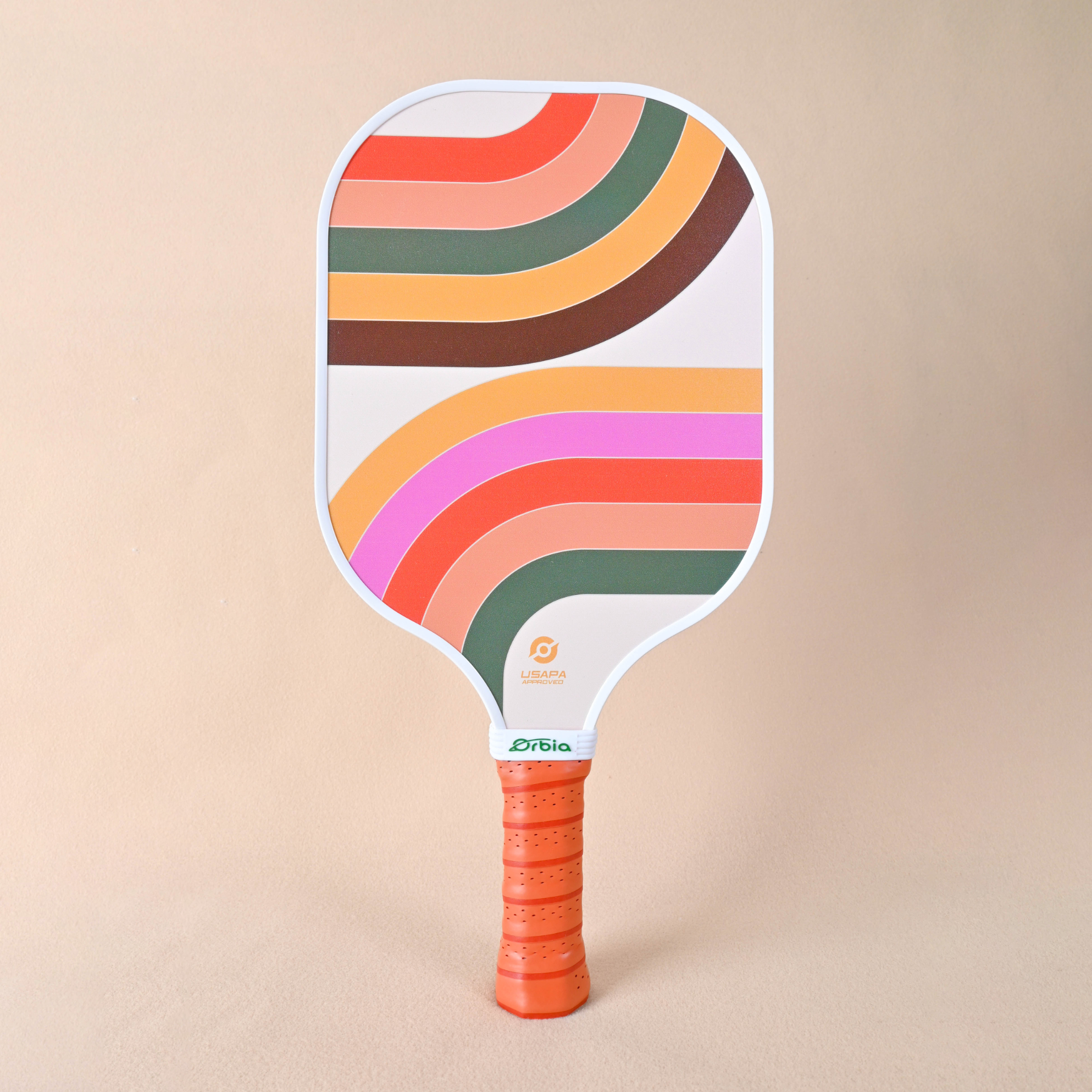 Orbia-juegos de Paddle Pickleball con bolsa de red, 4 bolas, 2 Paddle, transpirable, Pro, fibra de vidrio