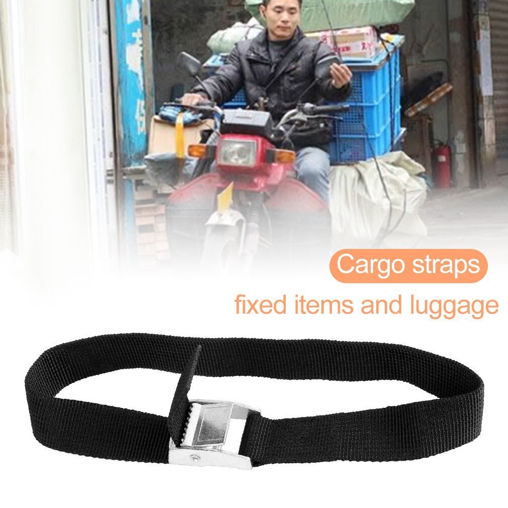 10 Pieces Cargo Straps With Fastening Buckle Polyester Fiber Fixing Kit For Motorcycle Car Bicycle Frame