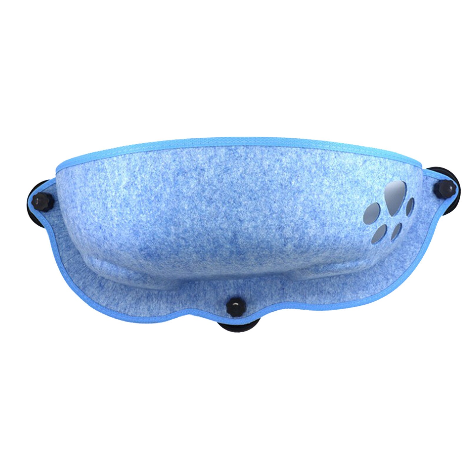Hamac de fenêtre pour chat, lit d&#39;escalade, montage mural, ventouse ensoleillée, tapis de lits confortables et doux suspendus, rapide: Bleu