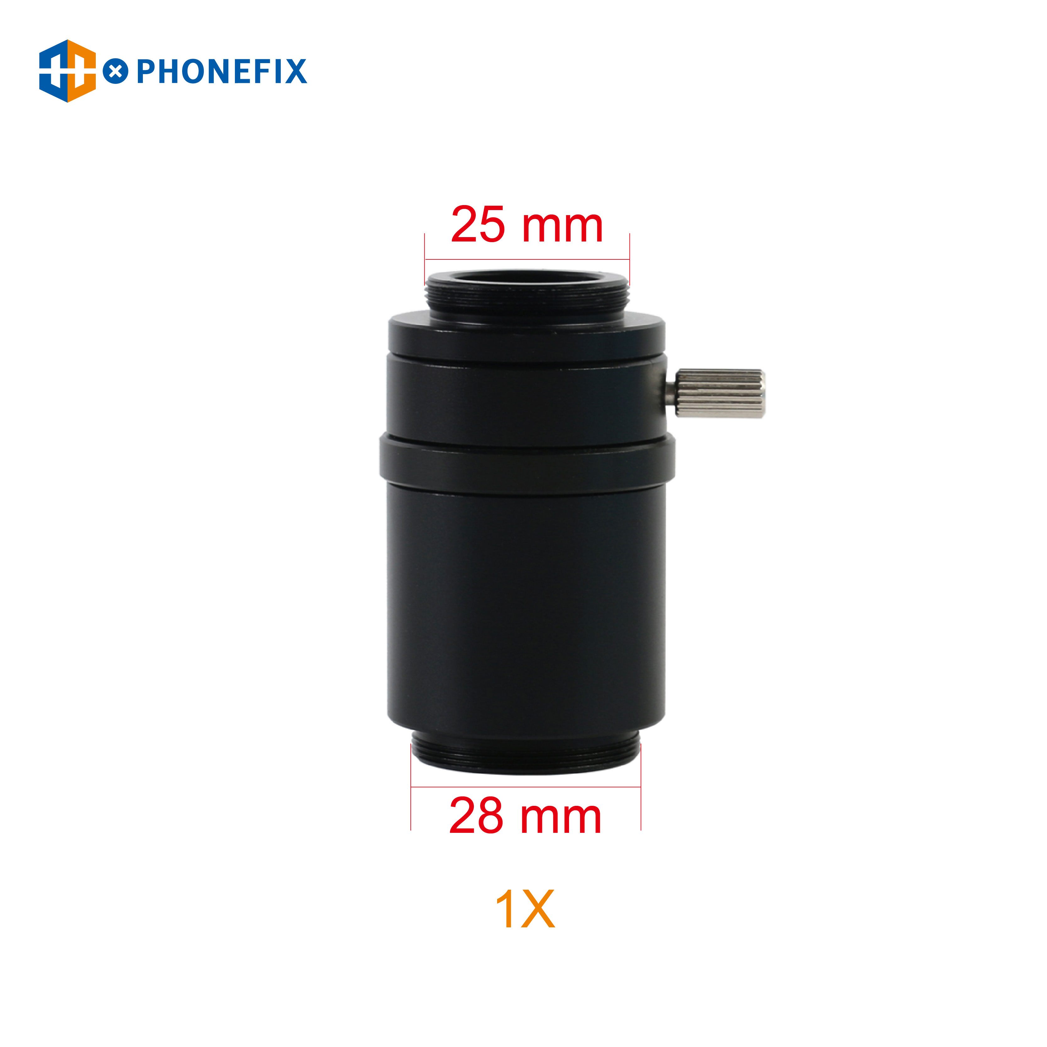 SZMC TV1/2 TV1/3 CTV C-Mount Adapter for Microscope Industrial Digital Trinocular Microscopio Camera Replacement Accessories: Gold
