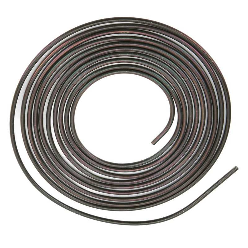 Fuel Pipe 16.4ft Long Brake Oil Line Flexible Anti Wear Rustproof for Hydraulic Braking System