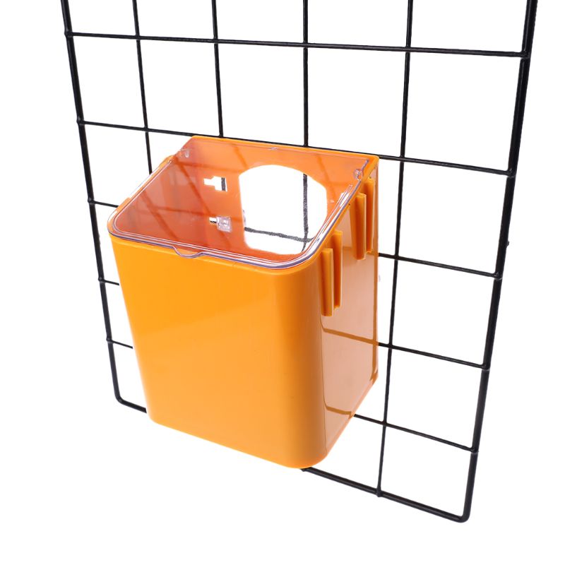 Pigeon Feeder Water Feeding Plastic Food Dispenser Pet Birds Parrot Container Supplies Dustptoof Bird Feeder