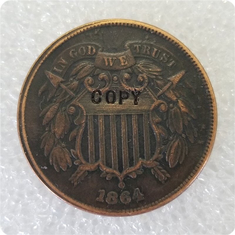 USA 1864-1873 Two Cents COPY COIN